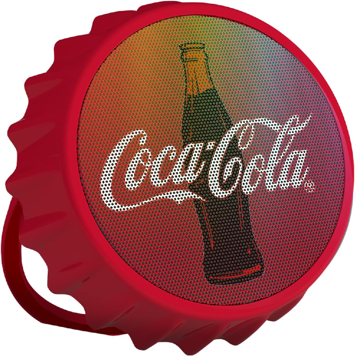 CocaCola Bottle Cap Shaped Bluetooth Speaker with Kickstand, Color