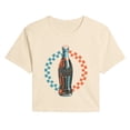 thumbnail image 1 of Coca-Cola - Bottle Checks - Juniors Cropped Graphic T-Shirt, 1 of 3