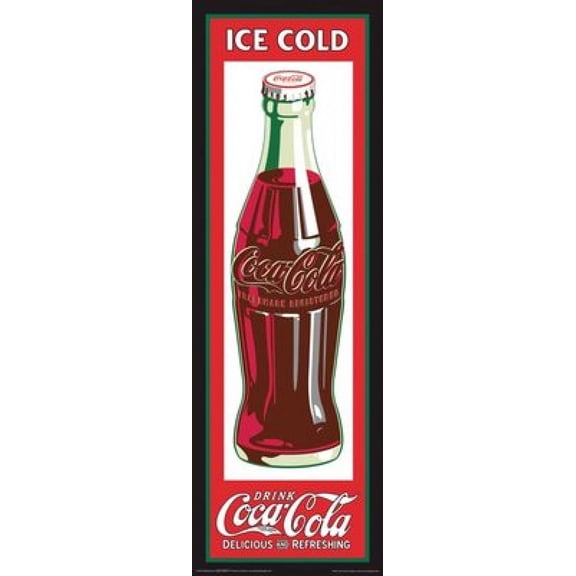 Coca-Cola - Bottle - Door Poster (12 x 36)