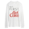 thumbnail image 1 of Coca-Cola - But First Diet Coke - Men's Long Sleeve Graphic T-Shirt, 1 of 3