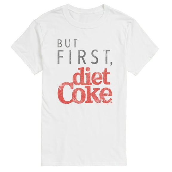 Coca-Cola - But First Diet Coke - Men's Short Sleeve Graphic T-Shirt