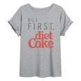 thumbnail image 1 of Coca-Cola - But First Diet Coke - Women's Oversized Graphic T-Shirt, 1 of 4
