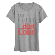 Coca-Cola - But First Diet Coke Women's Short Sleeve Graphic T-Shirt