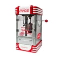thumbnail image 1 of Coca-Cola Hot Air Popcorn Maker, 10-Cup Countertop Popcorn Machine with 2.5 oz Stainless Steel Kettle, Red, 1 of 7
