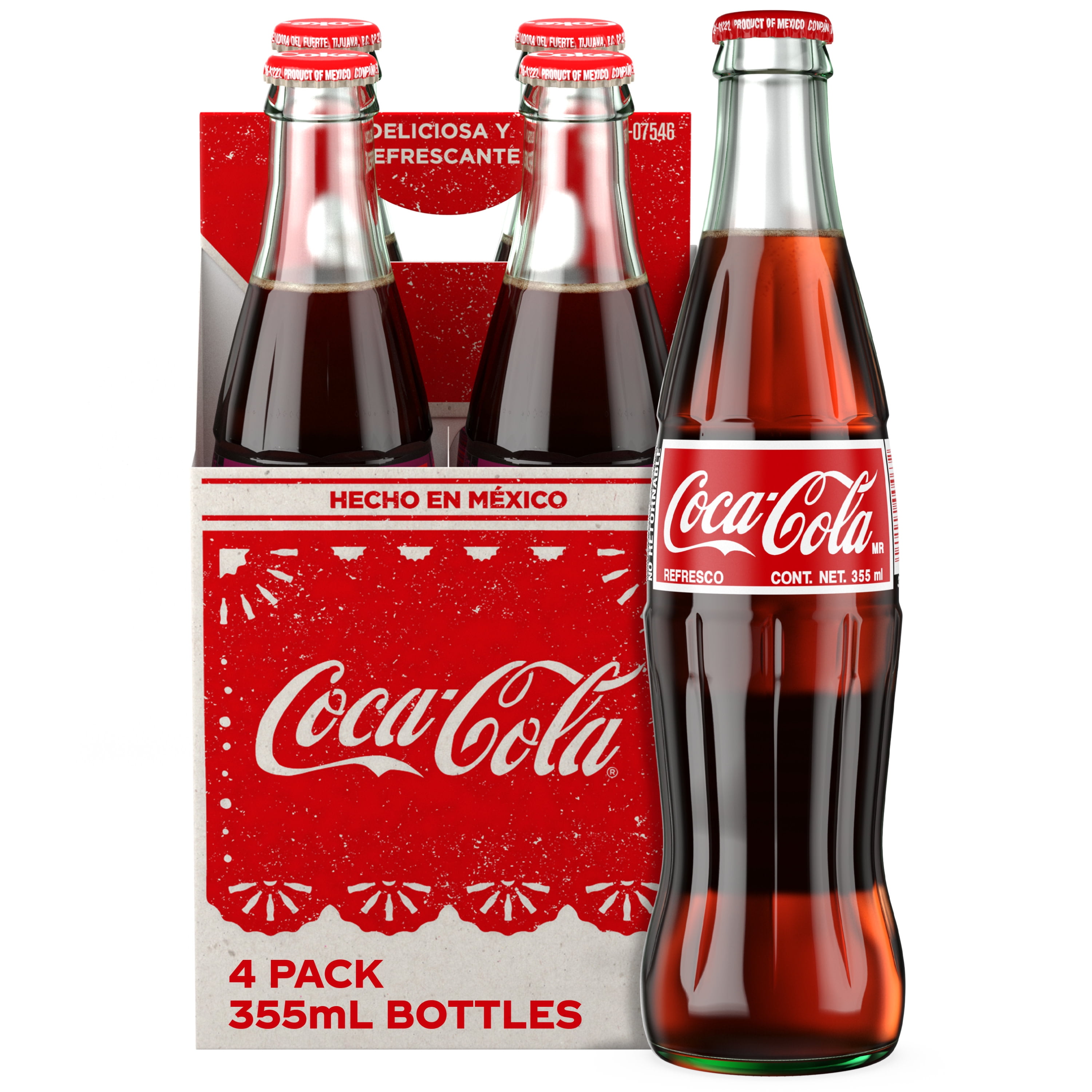 Coca-Cola 355 ml Coca-Cola Mexico Glass Bottles (24-Pack) 881440 - The Home  Depot