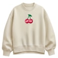 thumbnail image 1 of Coca-Cola - Cherry Coke Cap Cherries - Women's Oversized Fleece Crew Sweatshirt, 1 of 3