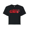 thumbnail image 1 of Coca-Cola - Cherry Coke Heart Cherry - Junior's Cropped Tee, 1 of 5