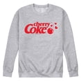 thumbnail image 1 of Coca-Cola - Cherry Coke Hearts - Men's Crew Fleece Sweatshirt, 1 of 4