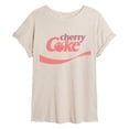 thumbnail image 1 of Coca-Cola - Cherry Coke - Juniors Oversized Graphic T-Shirt, 1 of 4