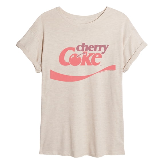 Coca-Cola - Cherry Coke - Juniors Oversized Graphic T-Shirt