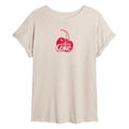 thumbnail image 1 of Coca-Cola - Cherry Coke Logo - Juniors Oversized Graphic T-Shirt, 1 of 4