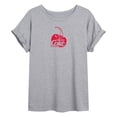 thumbnail image 1 of Coca-Cola - Cherry Coke Logo - Juniors Oversized Graphic T-Shirt, 1 of 4