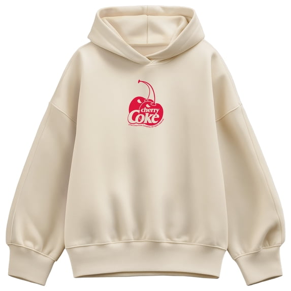 Coca-Cola - Cherry Coke Logo - Women's Oversized Fleece Hoodie Sweatshirt
