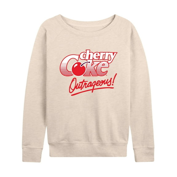 Coca-Cola - Cherry Coke Outrageous - Women's French Terry Long Sleeve Shirt