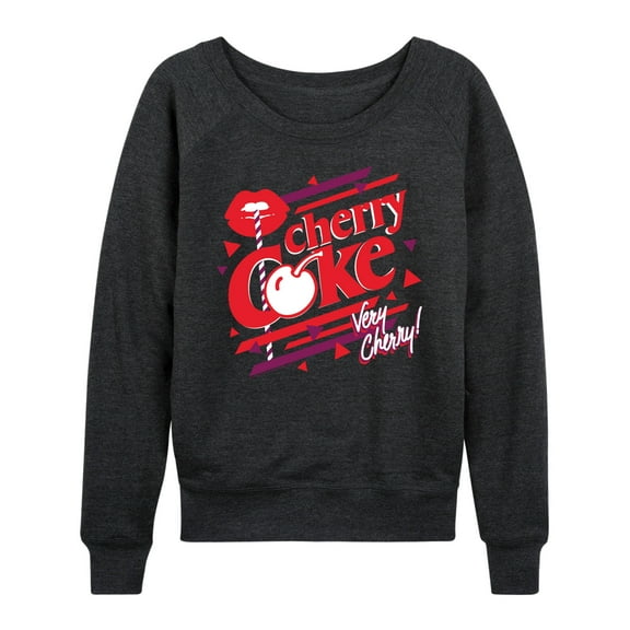 Coca-Cola - Cherry Coke Very Cherry - Women's French Terry Long Sleeve Shirt