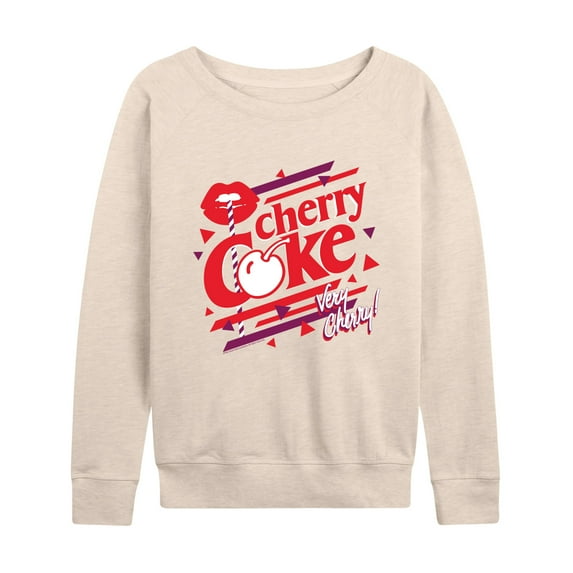 Coca-Cola - Cherry Coke Very Cherry - Women's French Terry Long Sleeve Shirt