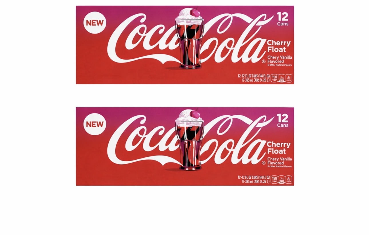 Coca Cola Cherry Float Cherry Vanilla Flavored 24 Cans 12 Fl Oz coca-cola-cherry-float-cherry-vanilla-flavored-24-cans-12-fl-oz