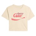 thumbnail image 1 of Coca-Cola - Cherry - Juniors Cropped Graphic T-Shirt, 1 of 3
