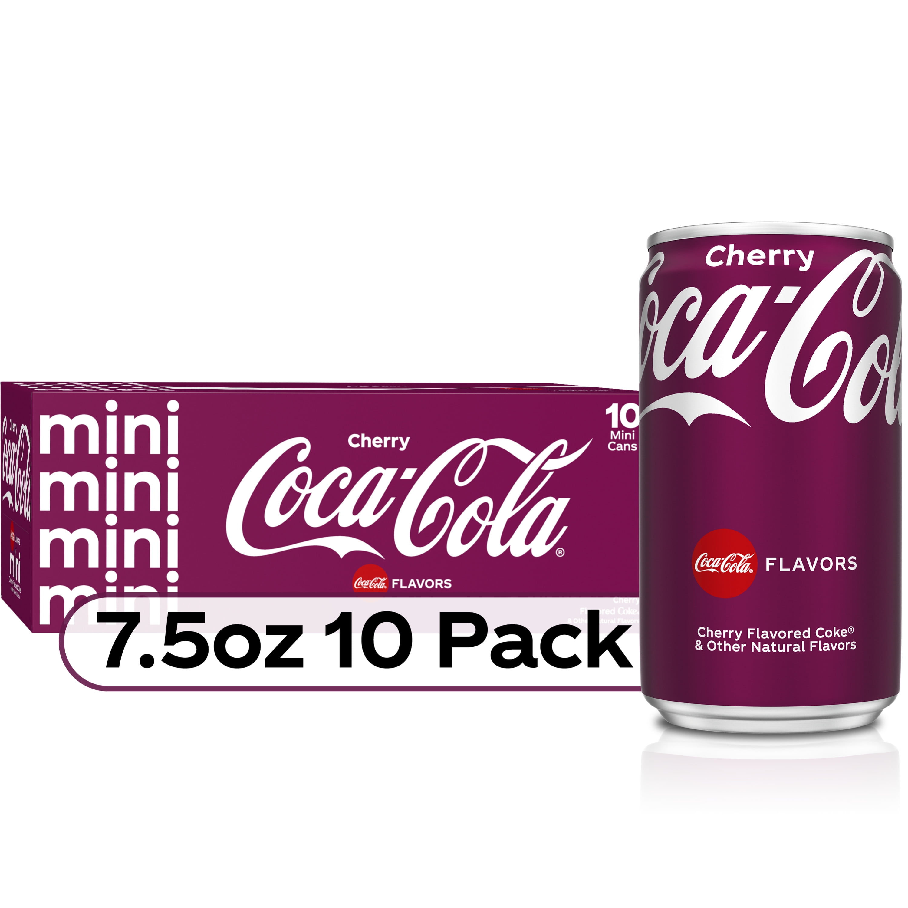 Coca-Cola Cherry Mini Soda Pop Soft Drink, 7,5 fl Maroc