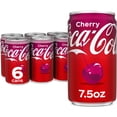 thumbnail image 1 of Coca-Cola Soda Pop Mini Cans, 7.5 fl oz, 6 pack, 1 of 10