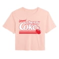 thumbnail image 1 of Coca-Cola - Cherry Outrageous - Juniors Cropped Graphic T-Shirt, 1 of 3