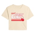 thumbnail image 1 of Coca-Cola - Cherry Outrageous - Juniors Cropped Graphic T-Shirt, 1 of 3