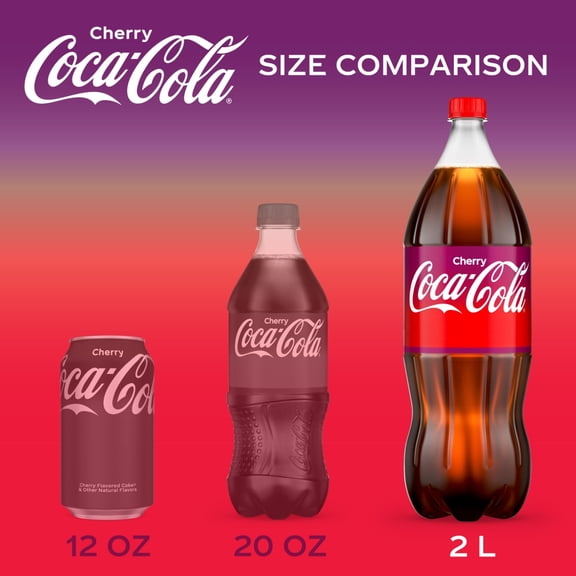 Coca-Cola Cherry Soda Bottle 2 liter - Pack of 1