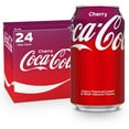 thumbnail image 1 of Coca-Cola Cherry Soda Pop, 12 fl oz, 24 Pack Cans, 1 of 16
