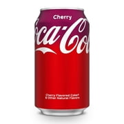 Coca-Cola Cherry Soda Soft Drink, 12 fl oz