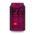 thumbnail image 1 of Coca-Cola Cherry Zero Sugar Soda 12oz Cans, 18 Units, 1 of 9
