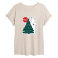 thumbnail image 1 of Coca-Cola - Christmas Tree - Juniors Ideal Flowy Muscle T-Shirt, 1 of 5