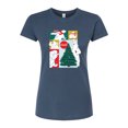thumbnail image 1 of Coca-Cola - Christmas Tree Polar Bears - Juniors Fitted Graphic T-Shirt, 1 of 1