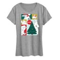 thumbnail image 1 of Coca-Cola - Christmas Tree Polar Bears - Women's Short Sleeve Graphic T-Shirt, 1 of 5