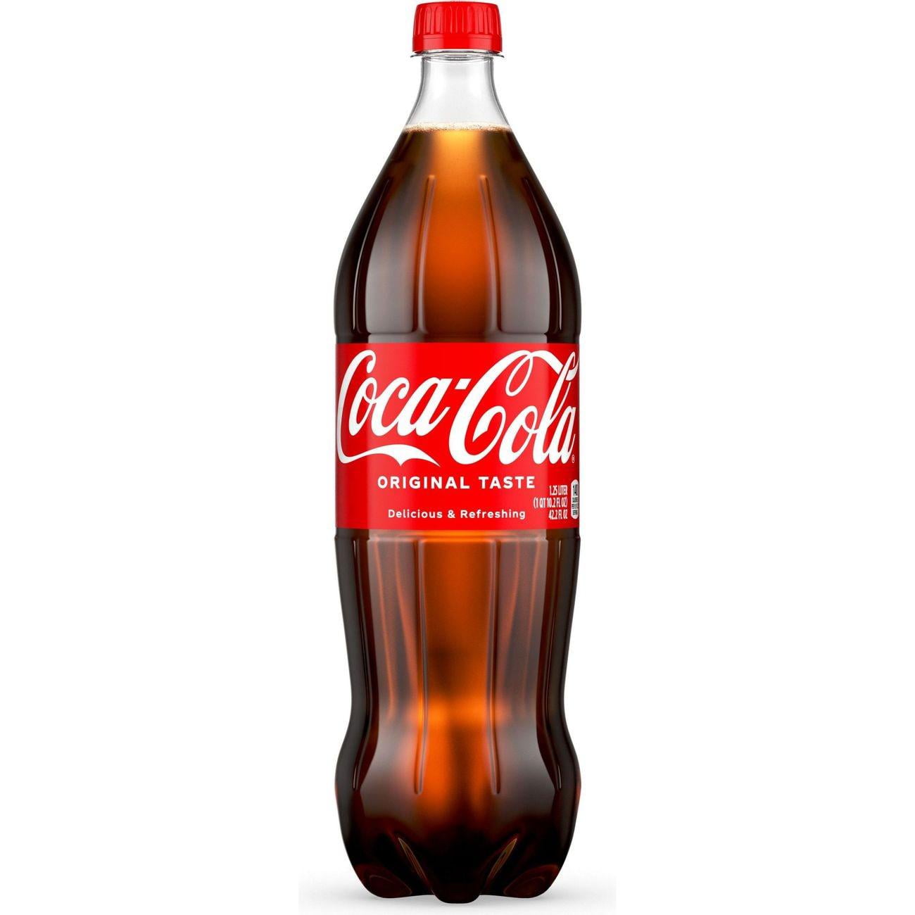 Coca-Cola Classic Coke - 1.25 L- Pack of 2 - Walmart.com