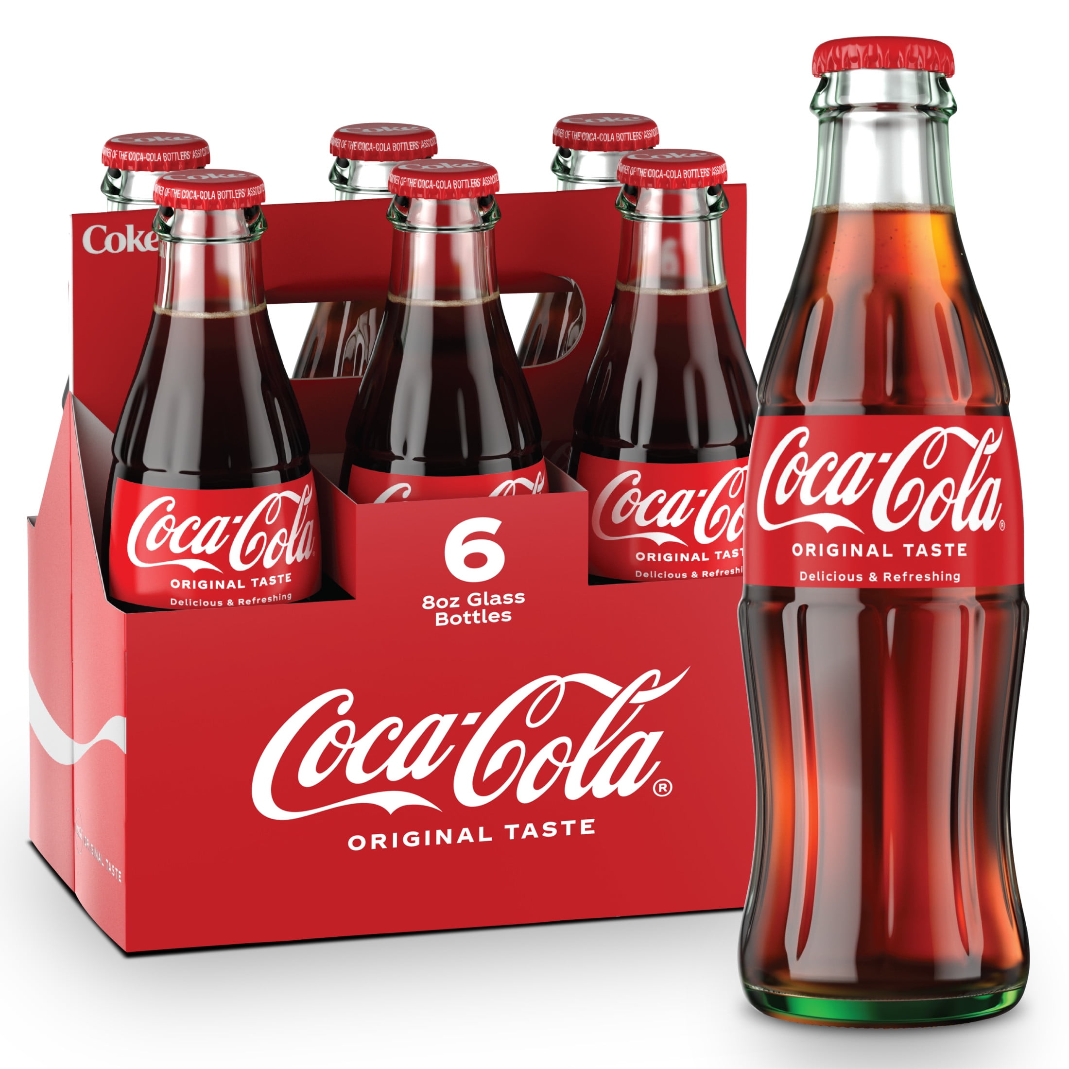 Coca-Cola Classic COKE Soda Pop, Refreshing Taste, 8 fl oz