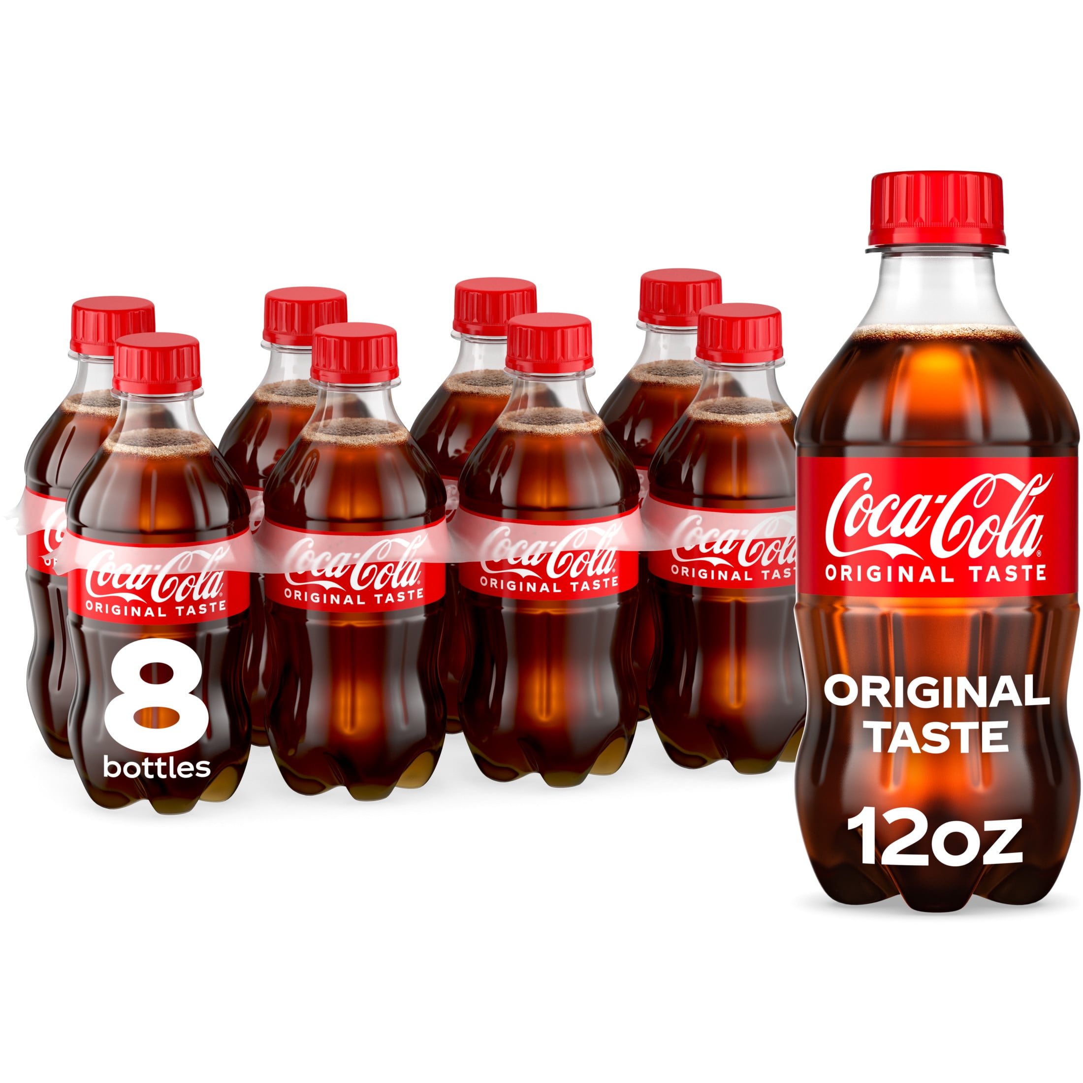 Coca-Cola Classic Soda Pop, 12 fl oz Bottles, 8 Pack