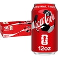 thumbnail image 1 of Coca-Cola Soda Pop Cans, 12 fl oz, 18 pack, 1 of 17