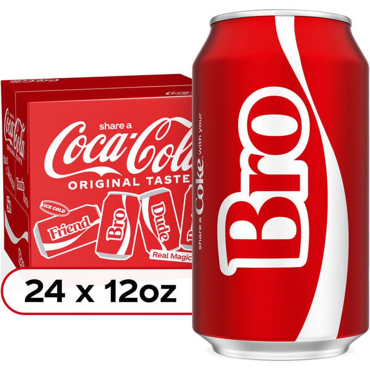 Coca-Cola Classic Soda Pop, 12 fl oz Cans,  ( 24 Pack )