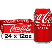 Coca-Cola Classic Soda Pop, 12 fl oz Cans, 24 Pack