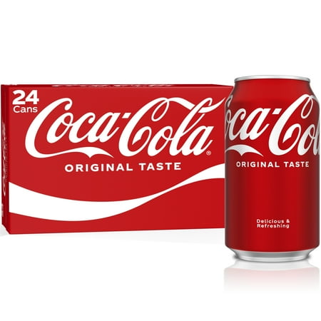 Coca-Cola Classic Soda Pop, 12 fl oz Cans, 24 Pack