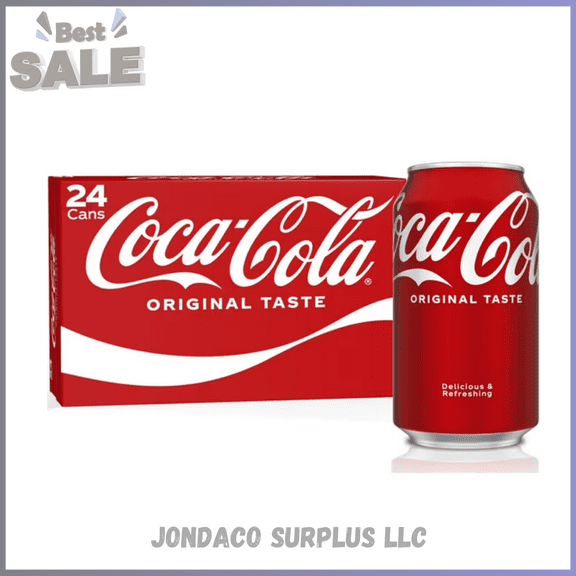 Coca-Cola Classic Soda Pop, 12 fl oz Cans, 24 Pack