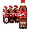 thumbnail image 1 of Coca-Cola Soda Pop Bottles, 16.9 fl oz, 6 pack, 1 of 18