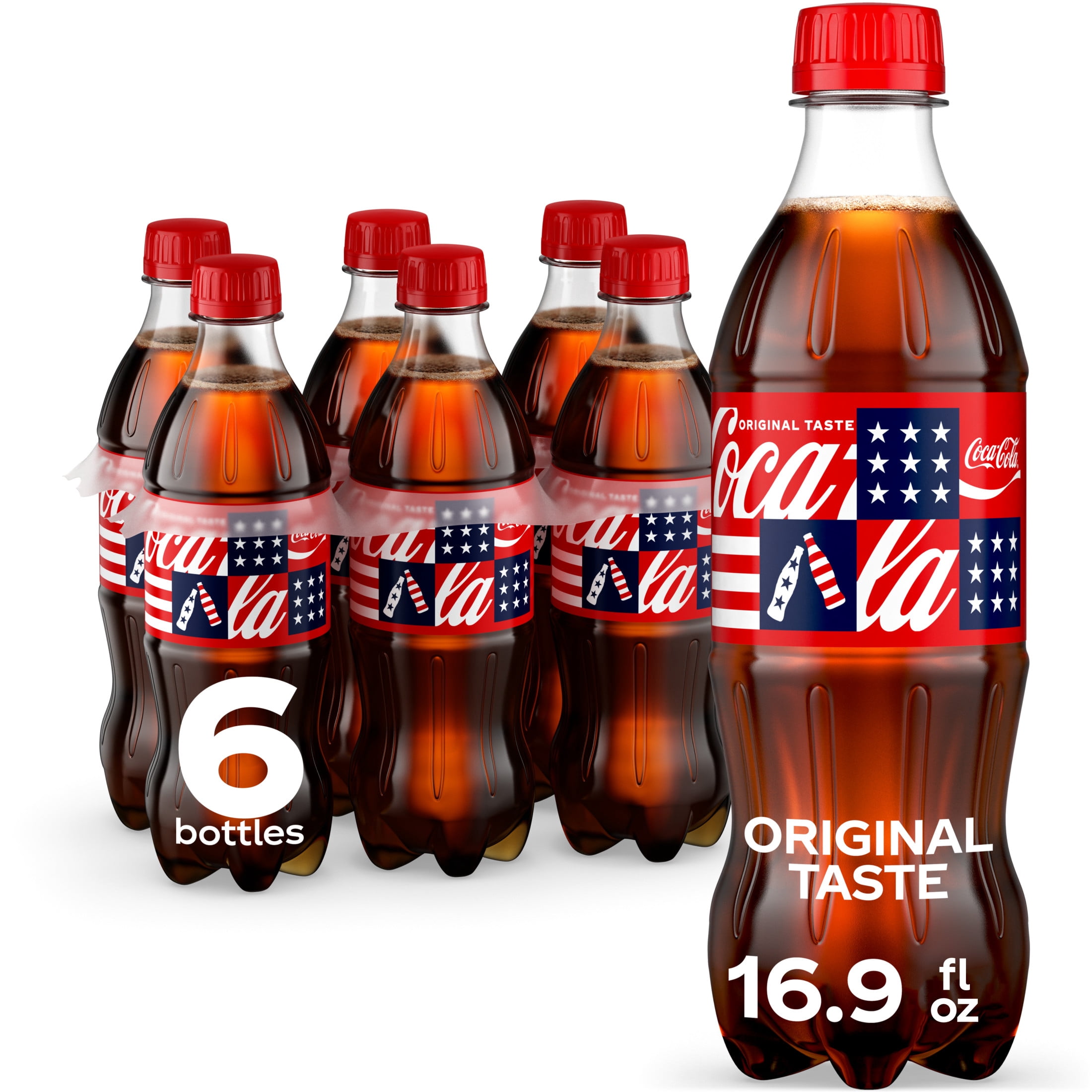 Coca-Cola クラシックボトル 500ml 6本セット Coca-Cola Classic Soft Drink, Refreshing Coke Soda Pop, 16.9 fl oz