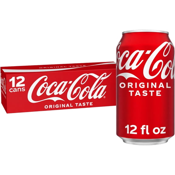 Coca-Cola Soda Pop Fridge Pack Cans, 12 fl oz, 12 Pack