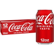Coca-Cola Soda Pop Fridge Pack Cans, 12 fl oz, 12 Pack