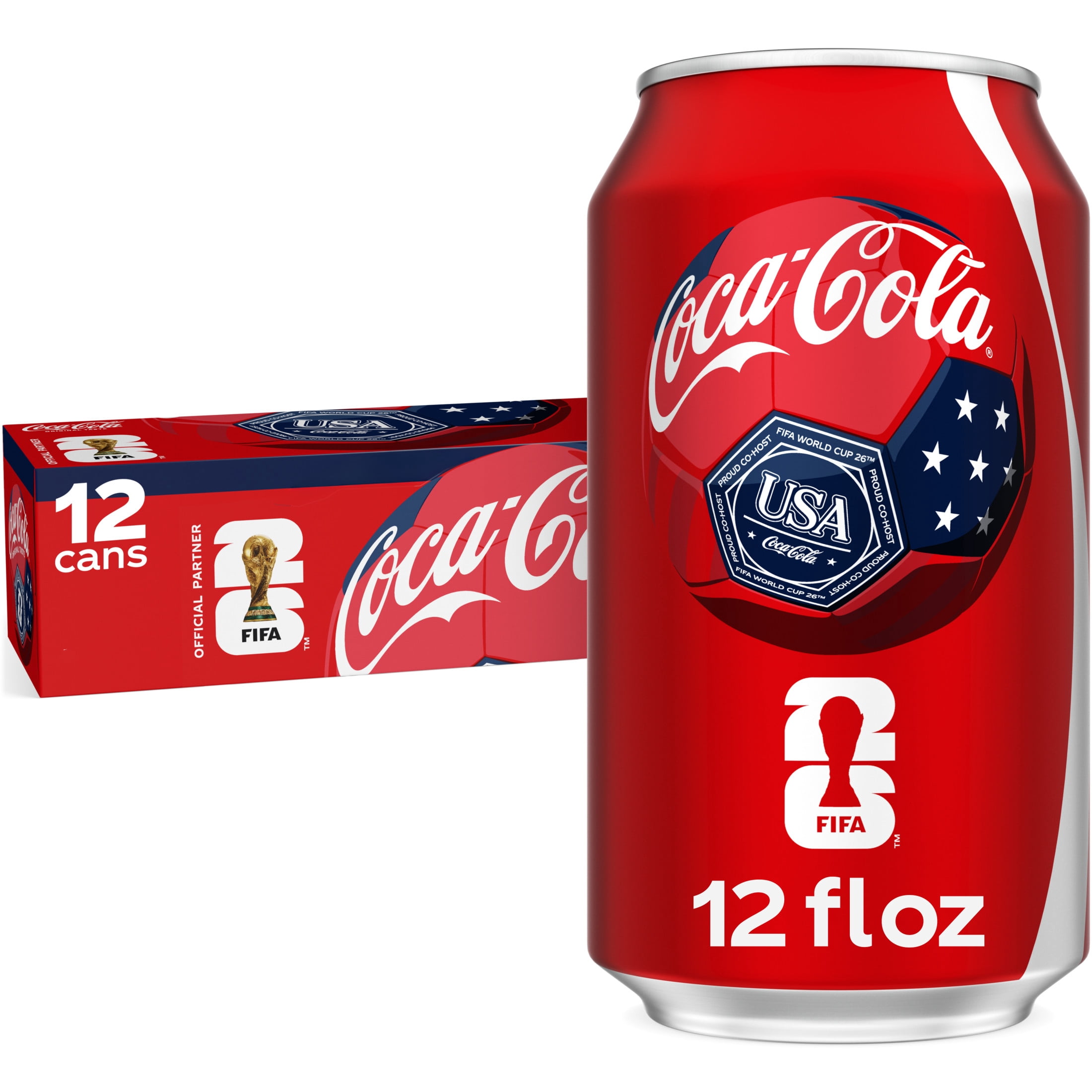 Coca-Cola Classic Coke Soft Drink, 12 fl oz Cans, 12 Pack Fridge