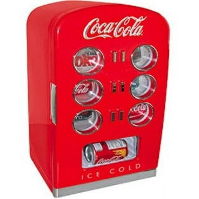 Coca-Cola Coca Cola 12-Can Retro Vending Fridge - Walmart.com