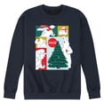 thumbnail image 1 of Coca-Cola - Coca Cola Bear Grid Men's Graphic Fleece Sweatshirt, 1 of 4