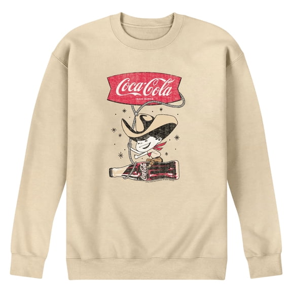 Coca-Cola - Coca Cola Cowboy - Men's Crew Fleece Sweatshirt