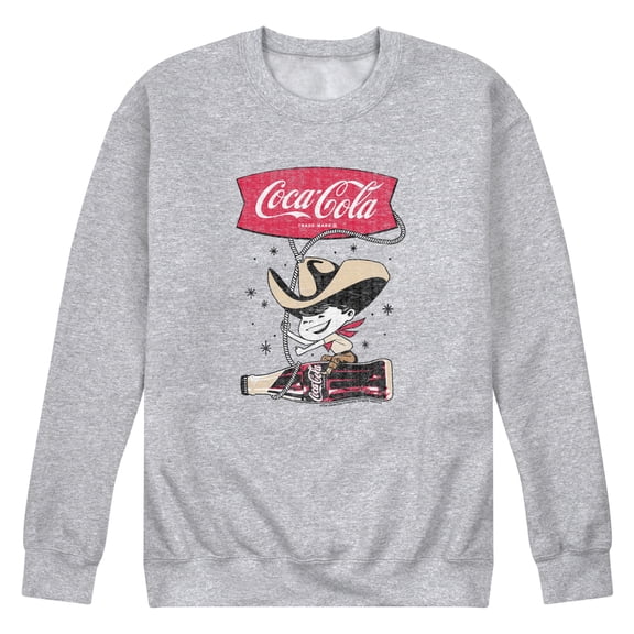 Coca-Cola - Coca Cola Cowboy - Men's Crew Fleece Sweatshirt